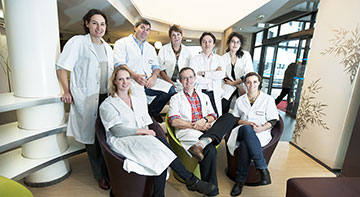 Equipe maternité de la clinique mathilde